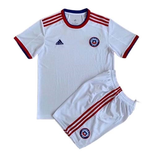Camiseta Chile Segunda Equipación Niño 2022 Blanco